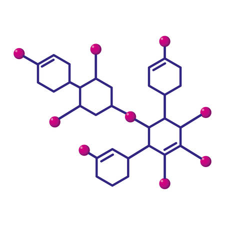 structure molecular science icon vector illustration designのイラスト素材