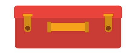 suitcase travel isolated icon vector illustration designのイラスト素材