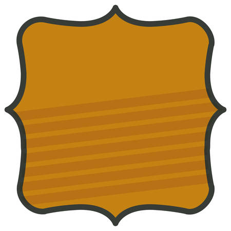 Striped retro frame icon. Vintage label and style theme. Colorful design. Vector illustrationのイラスト素材