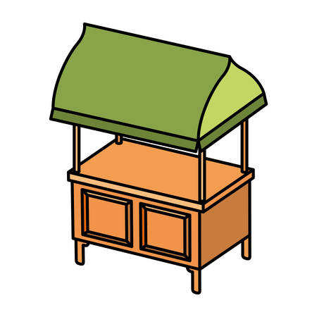store kiosk isolated icon vector illustration desingのイラスト素材