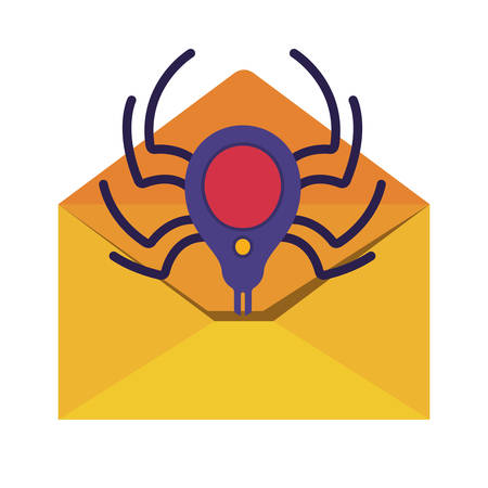 open letter isolated icons vector illustration desingのイラスト素材