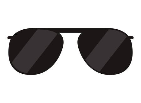 cute aviator glasses isolated icon vector illustration desingのイラスト素材