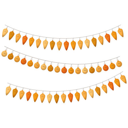 christmas lights isolated icon vector illustration designのイラスト素材