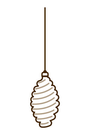 christmas ball decoration hanging isolated icon vector illustration designのイラスト素材