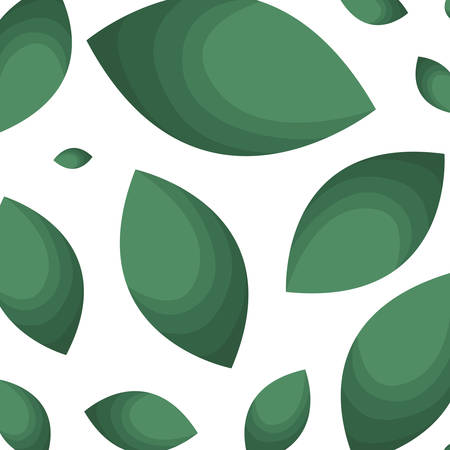 beautiful leafs pattern background vector illustration desingのイラスト素材