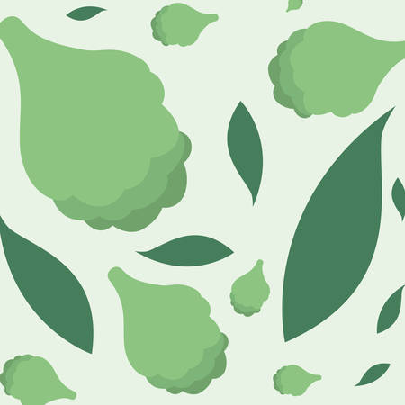 beautiful leafs pattern background vector illustration desingのイラスト素材