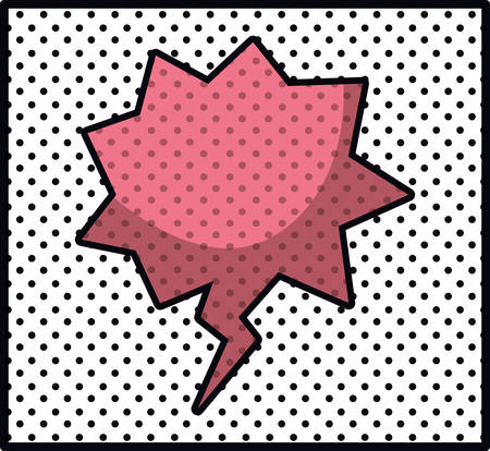 speech bubble pop art style vector illustration designのイラスト素材