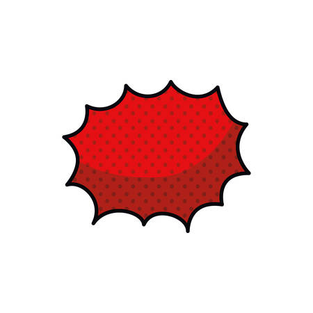 dialog boxes in comic isolated icon vector illustration designのイラスト素材