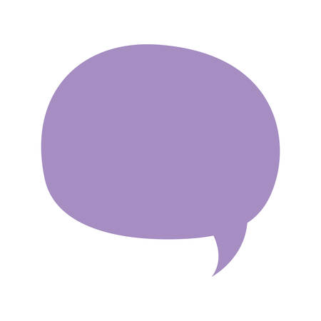 speech bubble in comic isolated icon vector illustration designのイラスト素材