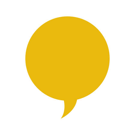 speech bubble in comic isolated icon vector illustration designのイラスト素材