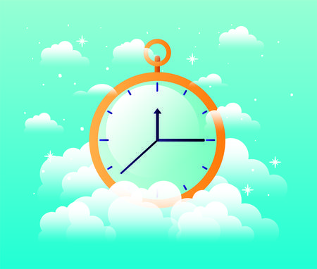 chronometer timer isolated icon vector illustration designのイラスト素材