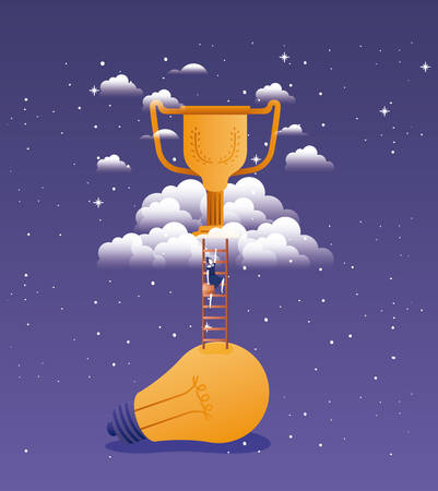 trophy cup isolated icon vector illustration designのイラスト素材