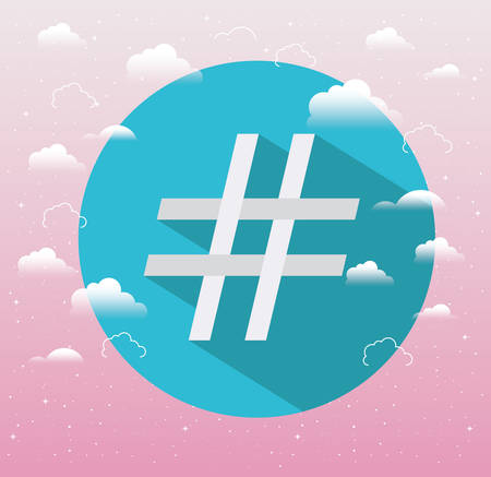 speech bubble with trend symbol vector illustration designのイラスト素材