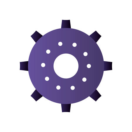 motor gear isolated icon vector illustration designのイラスト素材