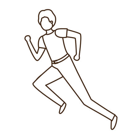 business man avatar character vector illustration desingのイラスト素材