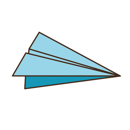 paper plane isolated icon vector illustration designのイラスト素材