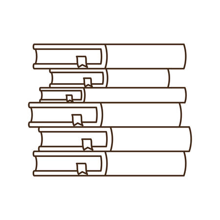 stack of books isolated icon vector illustration designのイラスト素材