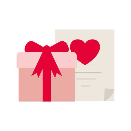 box with list of gifts isoalted icon vector illustration desingのイラスト素材