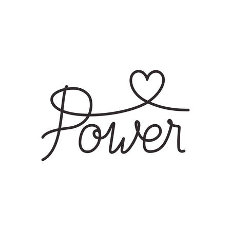 power label isolated icon vector illustration desingのイラスト素材