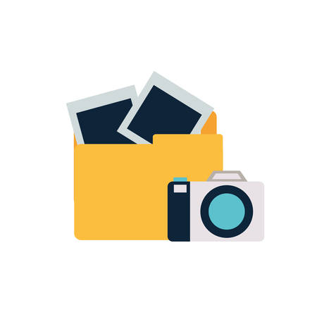 camera with set icons isolated icon vector illustration designのイラスト素材