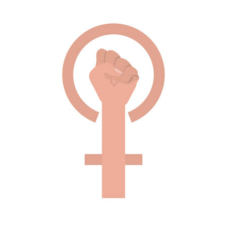 hand in fight signal isolated icon vector illustration desingのイラスト素材