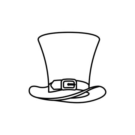 leprechaun hat isolated icon vector illustration desingのイラスト素材