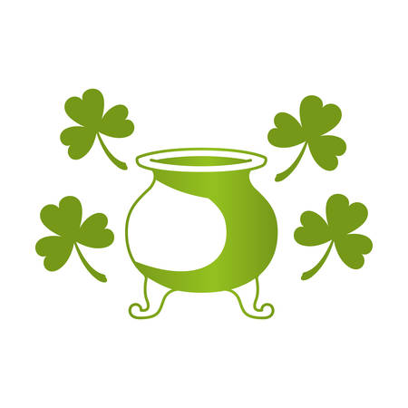 leprechaun cauldron isolated icon vector illustration desingのイラスト素材