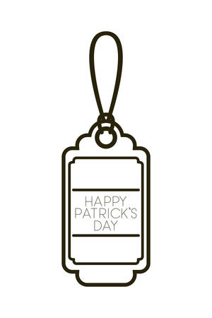 st patrick day commercial tag isolated icon vector illustration desingのイラスト素材