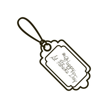 st patrick day commercial tag isolated icon vector illustration desingのイラスト素材