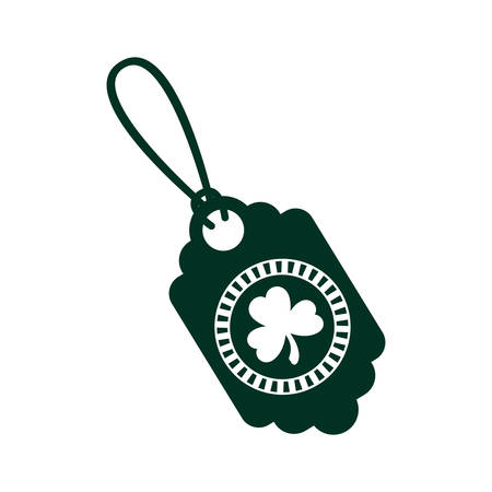 st patrick day commercial tag isolated icon vector illustration designのイラスト素材