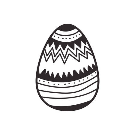 easter egg isolated icon vector illustration desingのイラスト素材