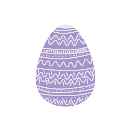 easter egg isolated icon vector illustration designのイラスト素材