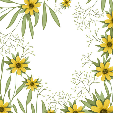 flowers pattern isolated icon vector illustration desingのイラスト素材