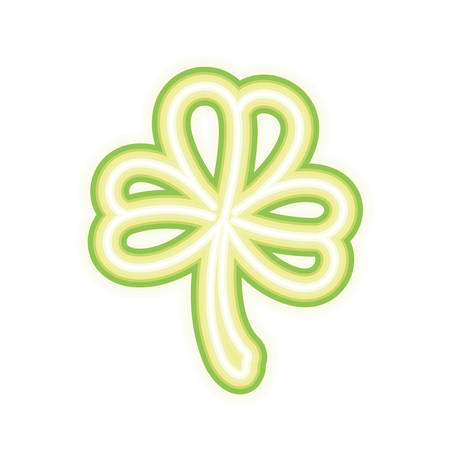 lucky clover isolated icon vector illustration desingのイラスト素材