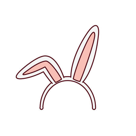 rabbit ears isolated icon vector illustration desingのイラスト素材