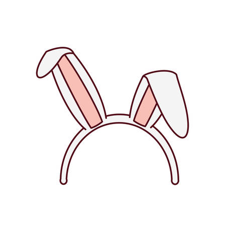 rabbit ears isolated icon vector illustration desingのイラスト素材