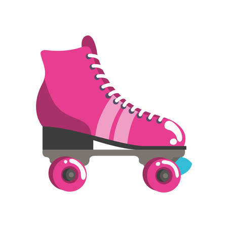 roller skates pop art icon vector illustration desingのイラスト素材