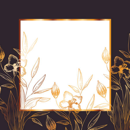 pattern flowers and leafs isolated icon vector illustration desingのイラスト素材