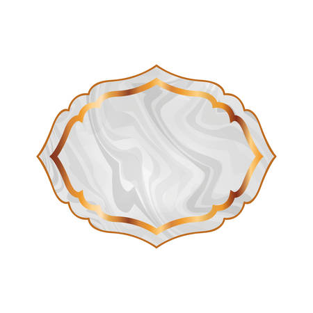 elegant frame victorian isolated icon vector illustration desingのイラスト素材