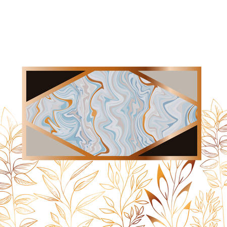 card with marble texture icon vector illustration desingのイラスト素材