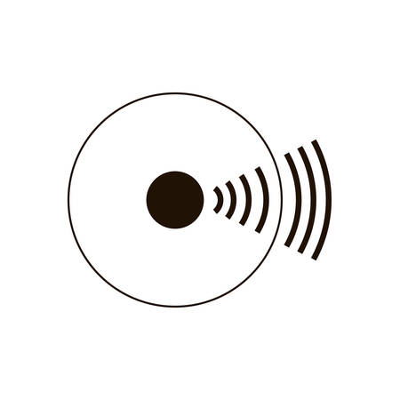 sound wave isolated icon vector illustration designのイラスト素材