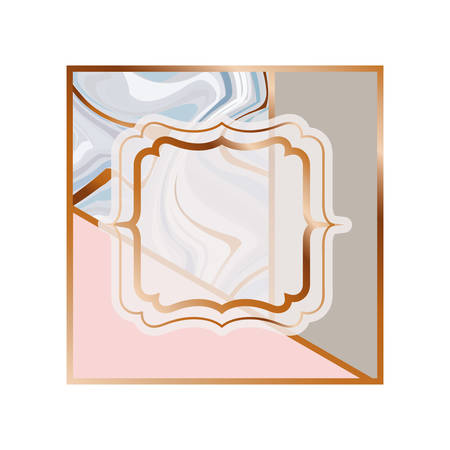 card with marble texture icon vector illustration designのイラスト素材