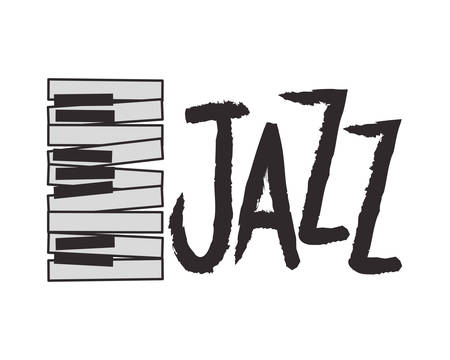 musical instrument pattern piano keyboard vector illustration designのイラスト素材