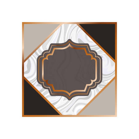 card with marble texture icon vector illustration designのイラスト素材