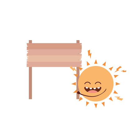 radiant sun kawaii isolated icon vector illustration designのイラスト素材