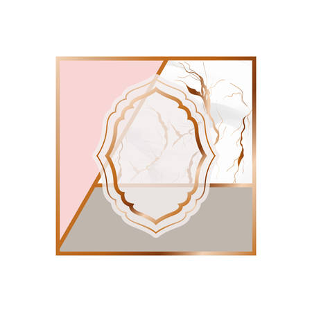card with marble texture icon vector illustration designのイラスト素材