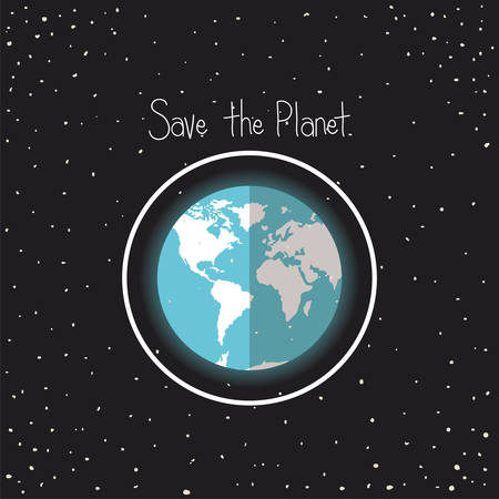 world planet earth day celebration vector illustration designのイラスト素材