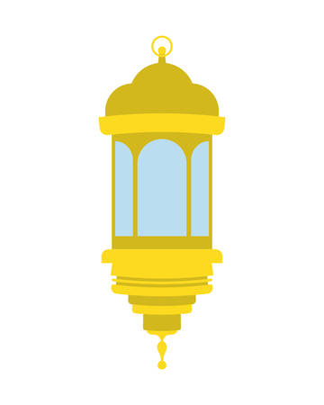 ramadan kareem lantern isolated icon vector illustration designのイラスト素材