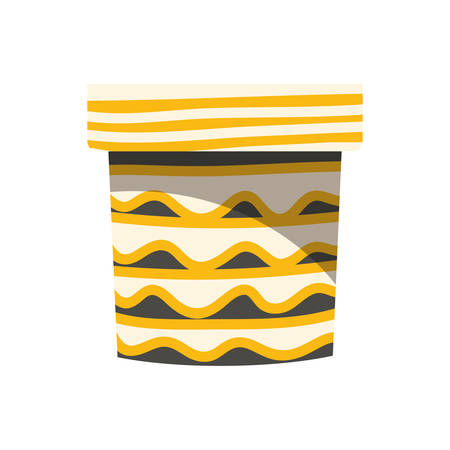 cute flower pot isolated icon vector illustration designのイラスト素材