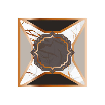 card with marble texture icon vector illustration designのイラスト素材